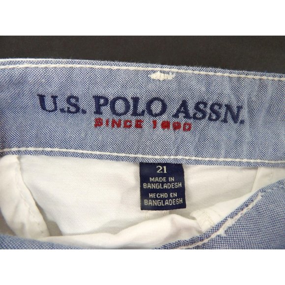Men's White US Polo Shorts size 21 NWT - Picture 3 of 6